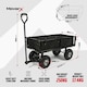 image 8 of MoverX 250KG Garden Trolley Heavy-Duty Wagon, Folding Sides, Rubber Wheels