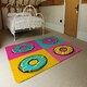 image 3 of Set doughnut sweet food, donut cartoon pop art style (Rug) Multi | S