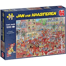 Jan van Haasteren La Tomatina 1000 Piece Jigsaw Puzzle