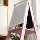 image 8 of AIYAPLAY Three-in-One Easel for Kids, with Paper Roll, Adjustable Height - Pink Pink