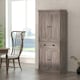 image 2 of HOMCOM Freestanding Pantry Cupboard Storage Cabinet Home Organizer Furniture