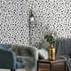 image 2 of Holden Décor Dalmatian Print Wallpaper - Black/White - One Size Black