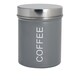 image 1 of Harbour Housewares Round Metal Kitchen Sugar Canister - Grey