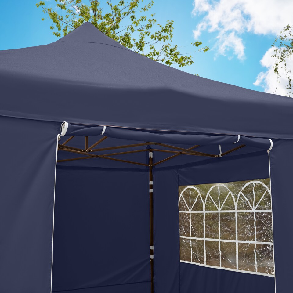 image 1 of All Seasons Gazebos 3x3 Superior Package Navy Blue