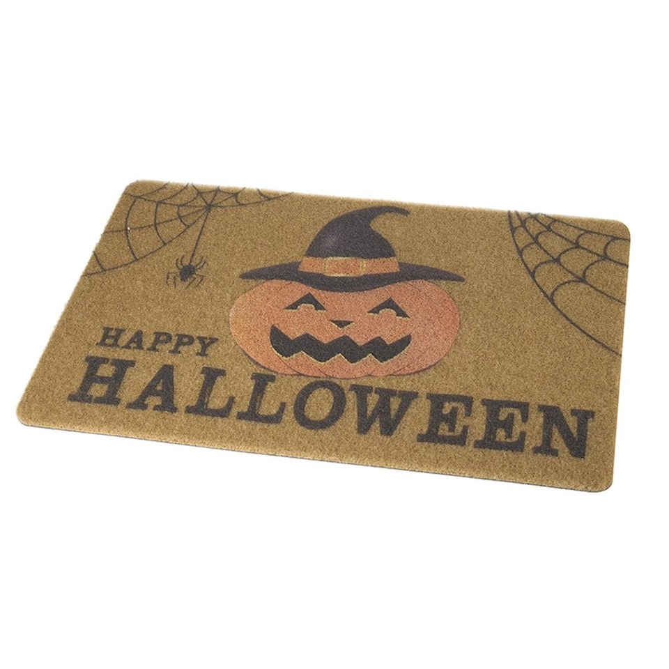 Heaven Sends Halloween Happy Halloween Jack O Lantern Doormat