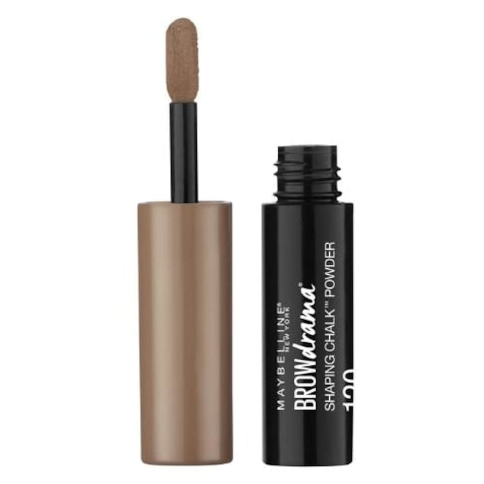 Maybelline Brow Drama Shaping Chalk Powder 120 Medium Brown N/A