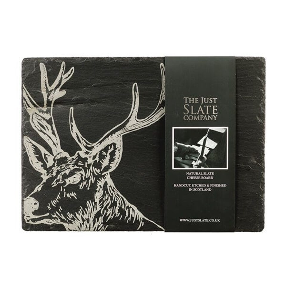 image 1 of The Just Slate Company Stag Slate Cheese Board