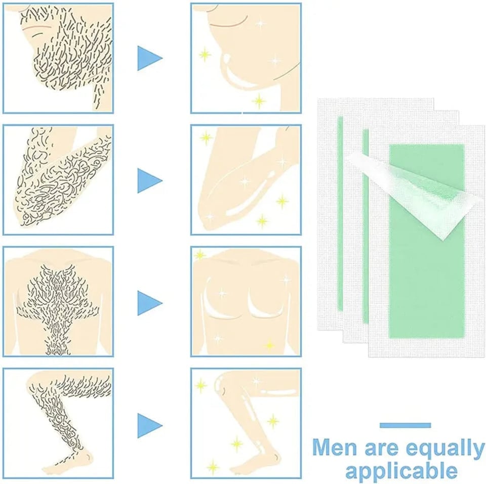 image 1 of Beauty Formulas Argan Oil Wax Strips Hair Remover For Legs And Body 20 Wax Strips