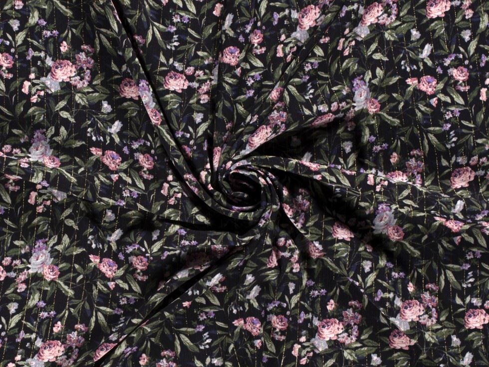 Navy Lurex Sparkle Sheer Chiffon Fabric for Dressmaking, 150cm / 59" Wide - per metre