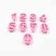 image 3 of Pastel Pink Number Cookie Cutters - Pack of 9