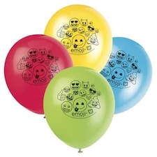 Emoji Biodegradable Latex Balloon 30cm / 12 in - Pack of 8