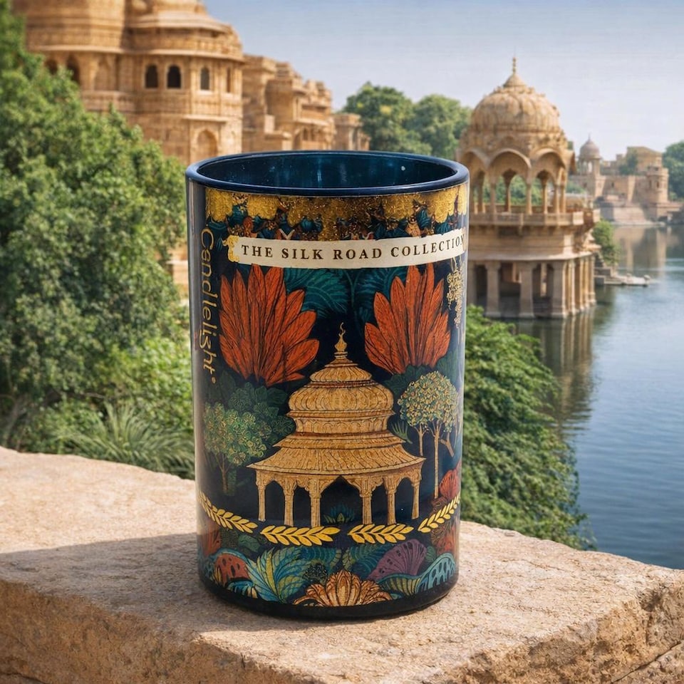 image 1 of The Silk Road Collection Jaisalmer Pear & Fig Large Candle