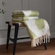 image 1 of Hoem Meta Jacquard Tasselled Throw