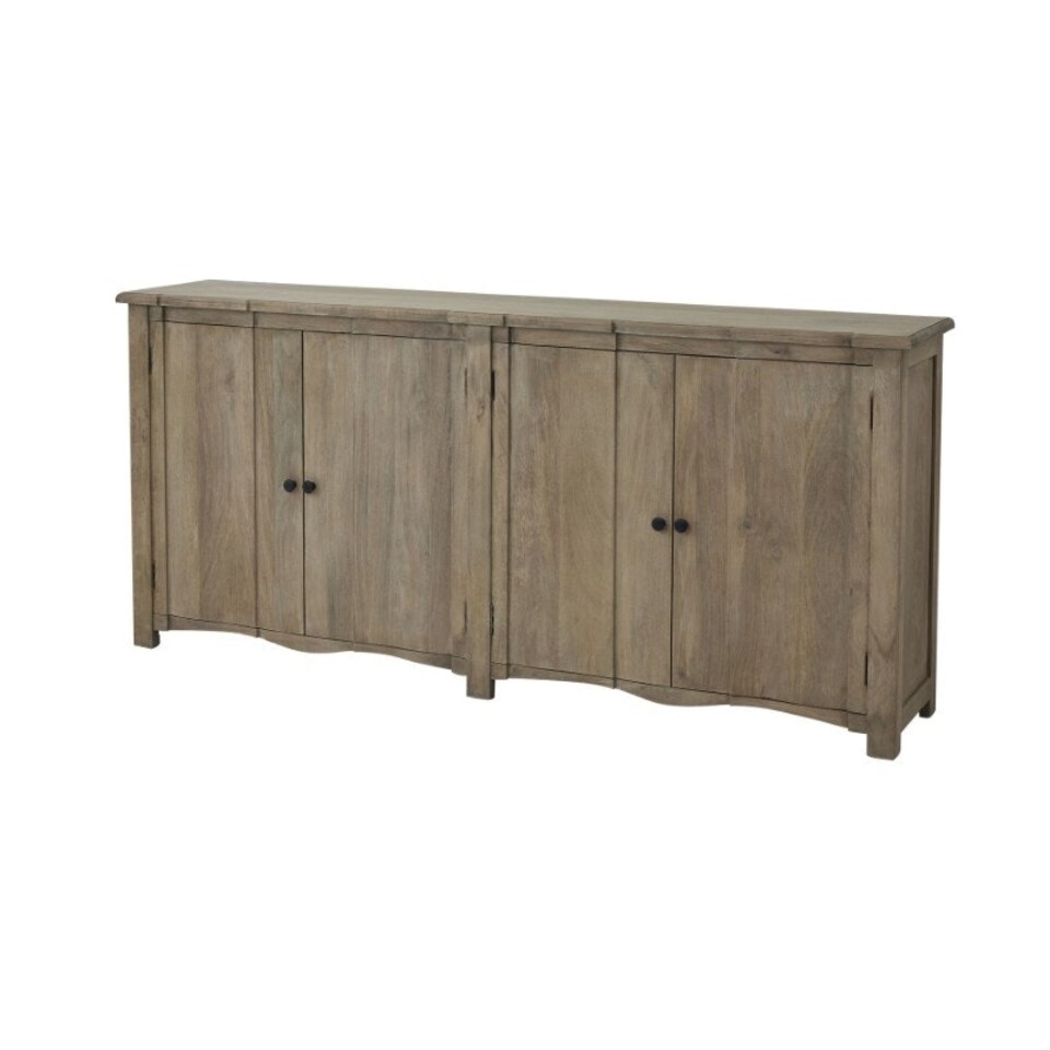 image 1 of Copgrove Collection 4 Door Sideboard - Wood - L40 x W200 x H90 cm - Brown Brown