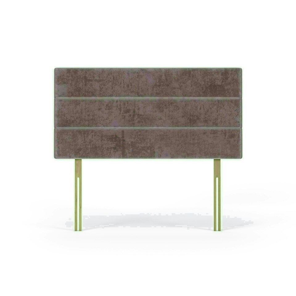 Milan Mauve Naples Velvet Headboard Single N/A