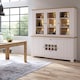 image 3 of Celesto 3 Door Display Top Unit in White and Oak