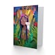 image 2 of Jungle Girl Flowers Monkey Kids Birthday Child Card