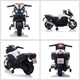 image 4 of HOMCOM Kids 6V Electric Motorcycle Ride-On Toy Battery 18 - 48 months White