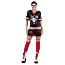 Friday the 13th Fancy Dress Costume Ladies Medium - UK 12-14 Multi | 12