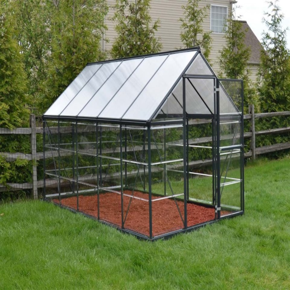 image 1 of Greenhouse Hybrid 6X10 - Polycarbonate - L306 x W185 x H208 - Grey