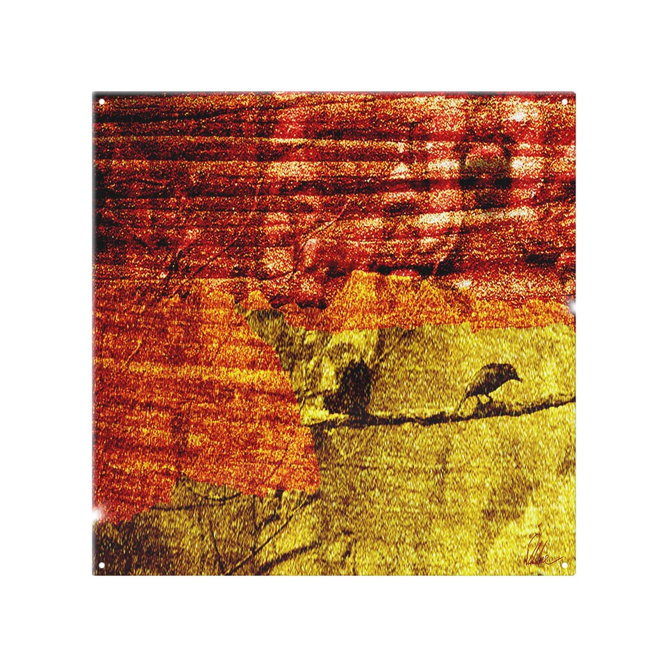 image 1 of Birds On Branch Splash Back | White