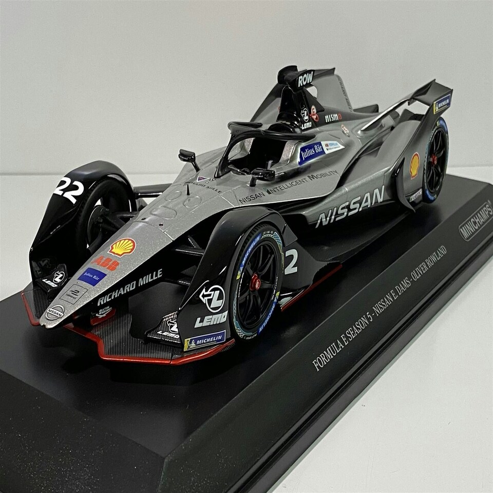 image 1 of Minichamps 114180022 Formula E Season 5 Nissan O Rowland 1:18 Scale