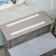 image 8 of PawHut 4 Step Wooden Dog Steps Pet Stairs Cat Ladder for Bed Couch, Grey