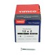 image 3 of Timco - Twin-Threaded Woodscrews - PZ - Double Countersunk - Zinc (Size 12 x 2 - 200 Pieces)