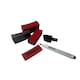 image 2 of Pack of 75 Red Magnetic Strip Name Tag Labels