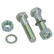 image 2 of M16 (16mm) x 65mm High Tensile Tow Bar Ball Fixing Bolts Washers + Nuts 4 Pack