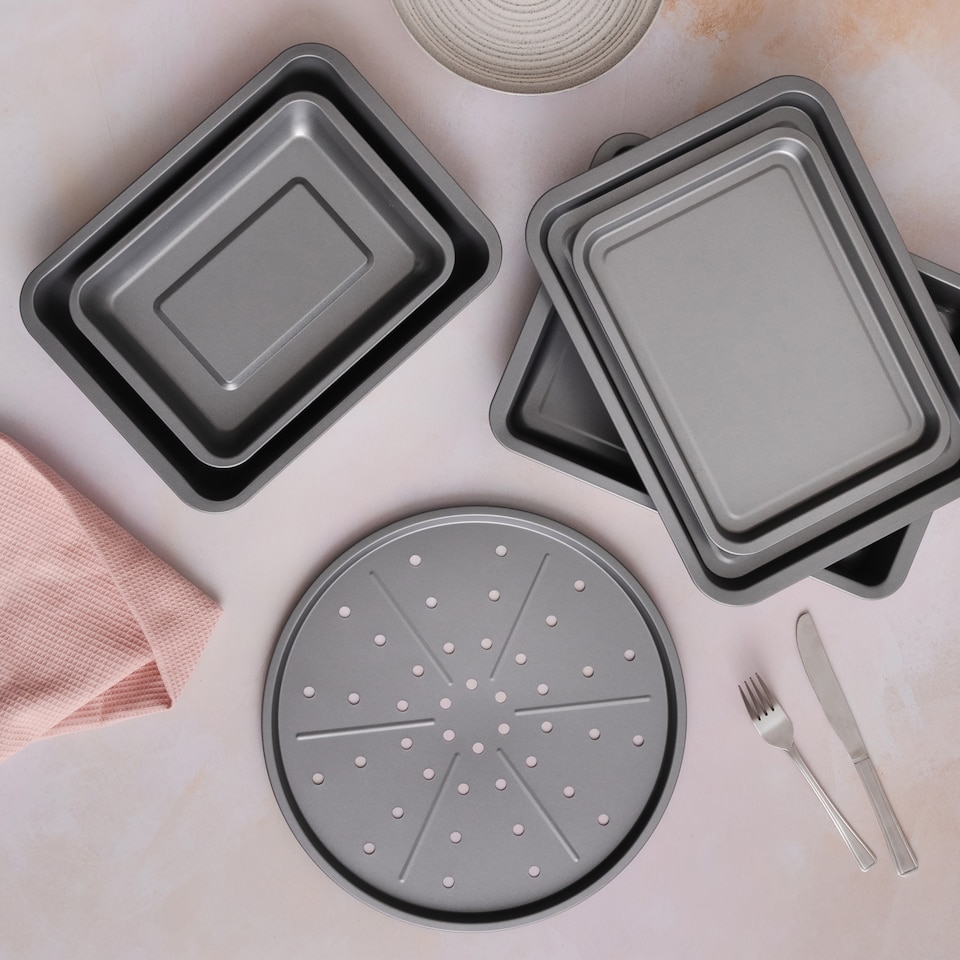 image 1 of BetterWare Essentials Non-Stick 6 Piece Baking & Roasting Set