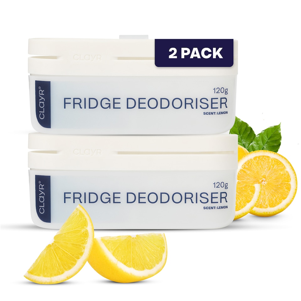 image 1 of Clayr 2 Pack Fridge Odour Eliminator Natural Gel Freshener