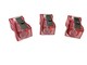 image 2 of Pack of 100 Red Translucent Pencil Sharpeners