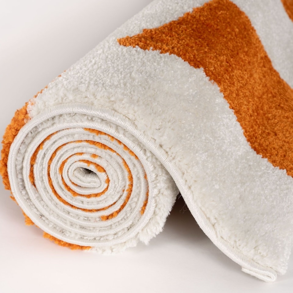 image 1 of The Rugs Joli Collection Chequered Soft and Dense Pile Living Room and Bedroom Floor Rug