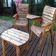 image 2 of Twin Companion Set Dining - Angled. Quality - W160 x D170 x H98 - Fully Assembled