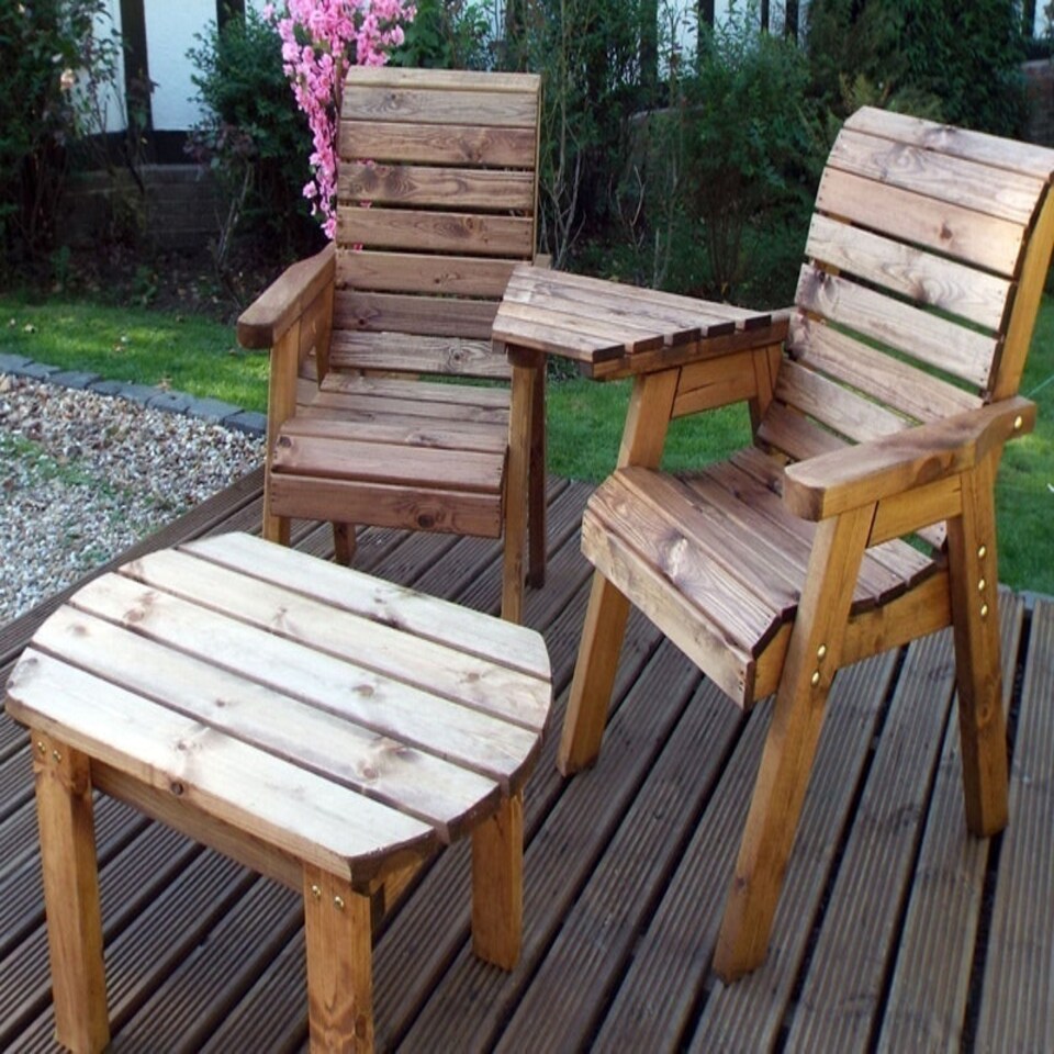 image 1 of Twin Companion Set Dining - Angled. Quality - W160 x D170 x H98 - Fully Assembled