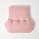 image 3 of Homescapes Pink Cotton Back Support Cushion | Pink