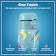 image 3 of Leak Proof Slim Water Bottle, Stainless Steel, 600ml (20oz) | Blue | Unicorns Blue | One Size