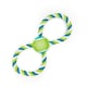 image 1 of HugglePets Tennis Ball Figure 8 Dog Toy