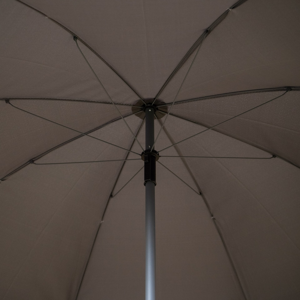 image 1 of 1.7m Outdoor Garden Patio Parasol Sun Shade in Grey