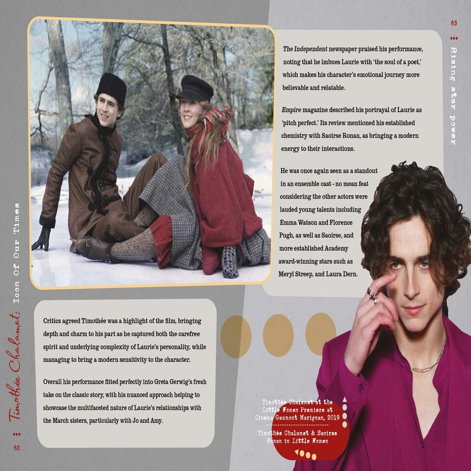 image 1 of Timothee Chalamet Icon of our Times Book