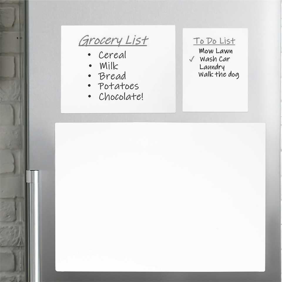 image 1 of A4 Magnetic Whiteboard Dry Wipe Board