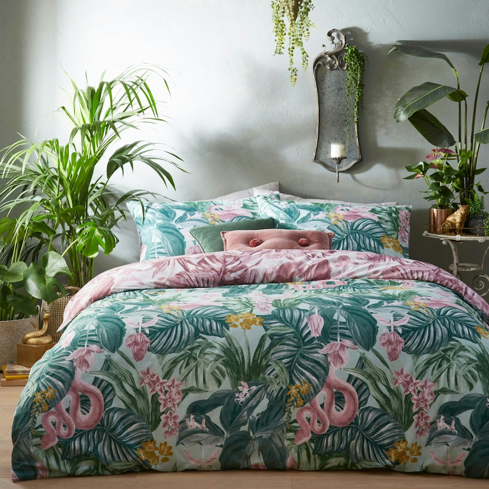 image 1 of furn. Medinilla Tropical Double Duvet Cover Set