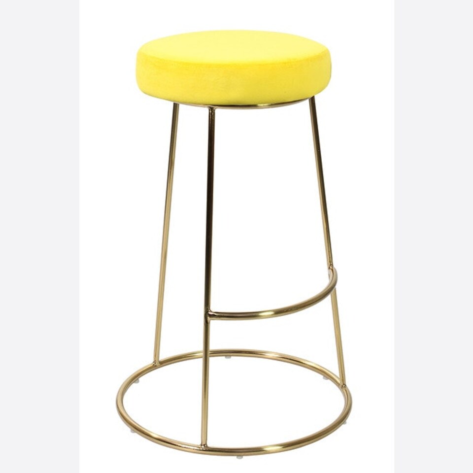 image 1 of Ofter Bar Stool Yellow (PK 2) Yellow