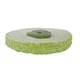 image 2 of Coarse Sisal Fast Cut Buffing Polishing Mop 4" x 0.5" 1 Row With Compound 250g