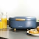 image 5 of CALITEK Bread Bin with Bamboo Feet Carbon Steel Blue