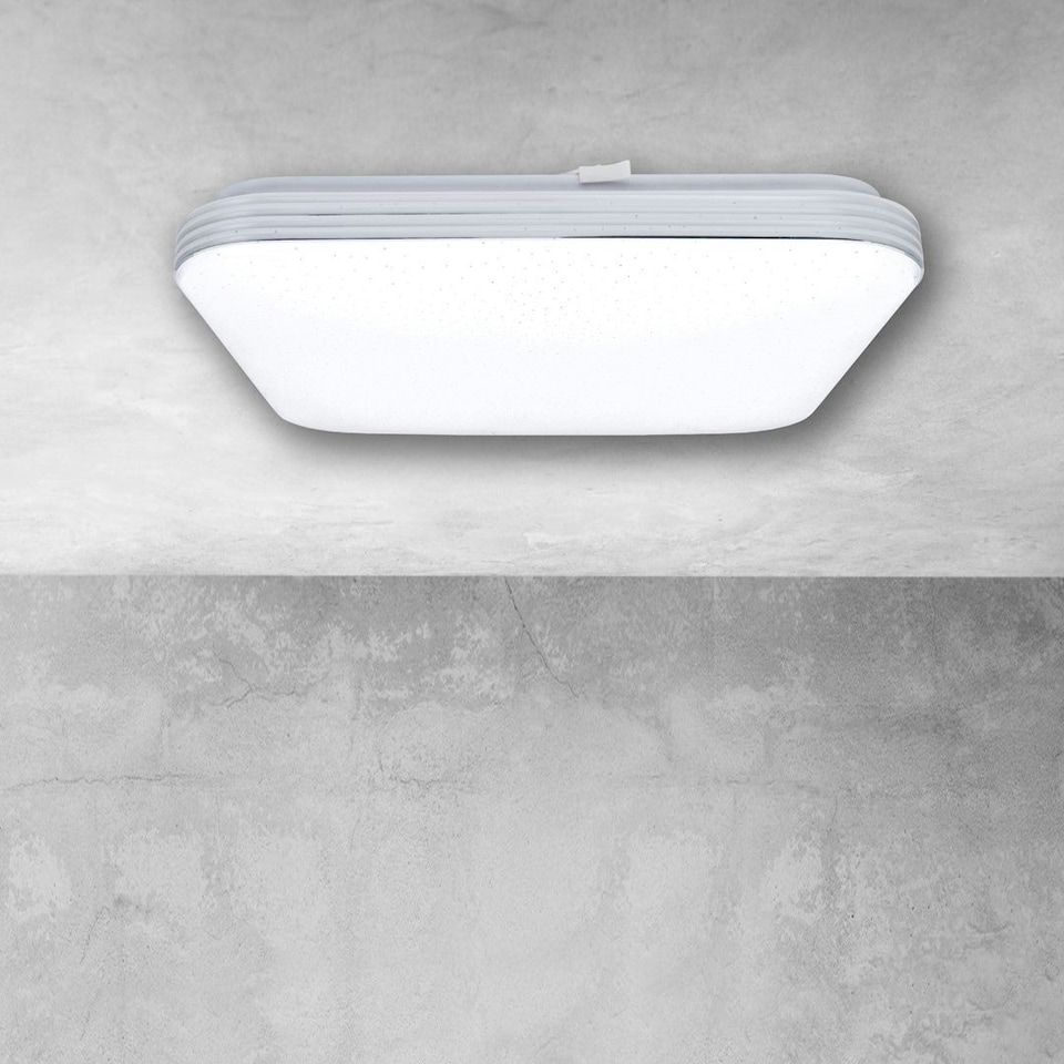 image 1 of Milagro Ceiling Lamp Palermo 40W Led Dimmable+ Remote White