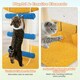 image 8 of COSTWAY Aviation-themed Cat Tree Cat Tower Top Perch
