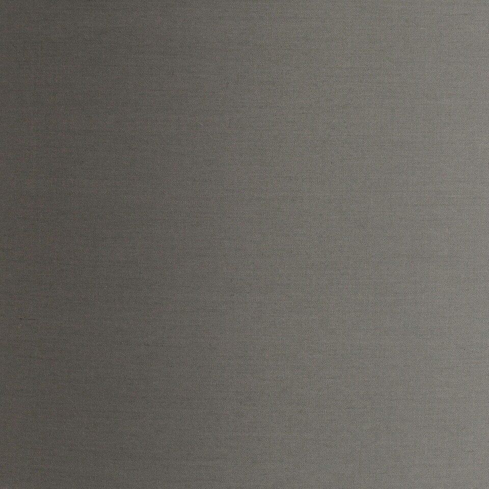 image 1 of 40cm Grey Poly Cotton Cylinder Lamp Shade Drum Table Floor Lampshade