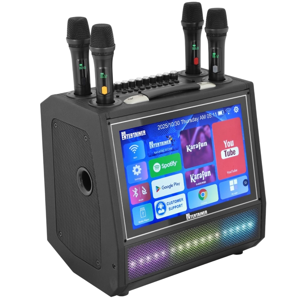 image 1 of Mr Entertainer Maestro Pro Touchscreen Karaoke Machine